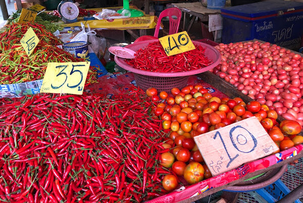 ตลาดเทศบาล 2 อุดรธานี ร้านพริก