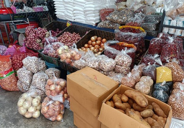 ตลาดเมืองทองเจริญศรี ตลาดกลางค้าส่งผัก ผลไม้ ร้านหอม