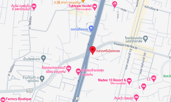 แผนที่ตลาดศรีเมืองทอง