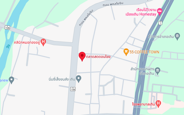 แผนที่ตลาดสดดอนไชย