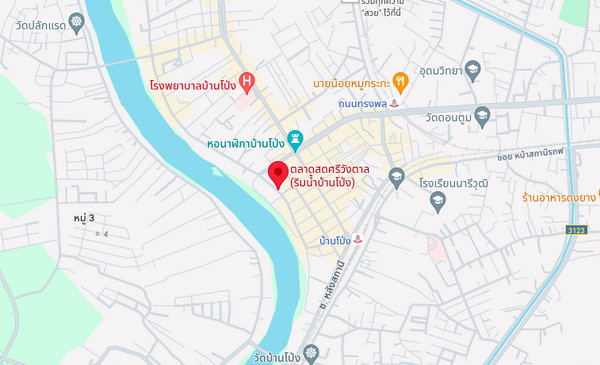 แผนที่ตลาดสดศรีวังตาล