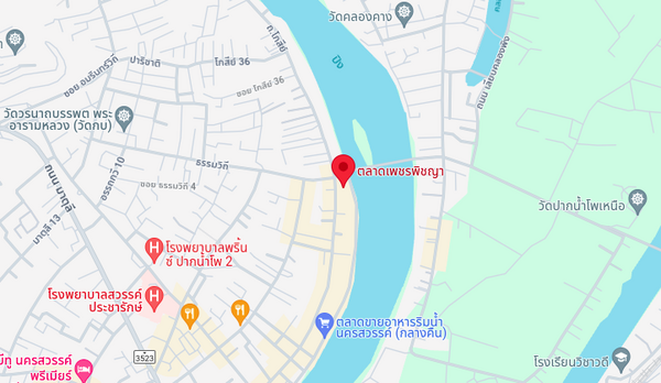 แผนที่ตลาดเพชรพิชญา