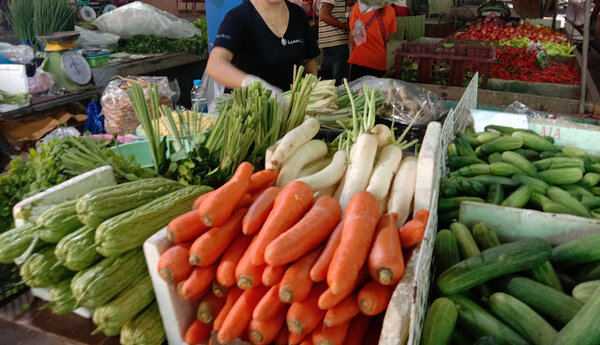 ตลาดกุนธรบางพลี ร้านผักสด
