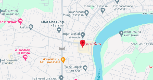 แผนที่ตลาดศรีนคร