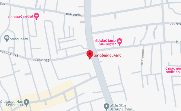 แผนที่ตลาดใหม่ดอนกลาง