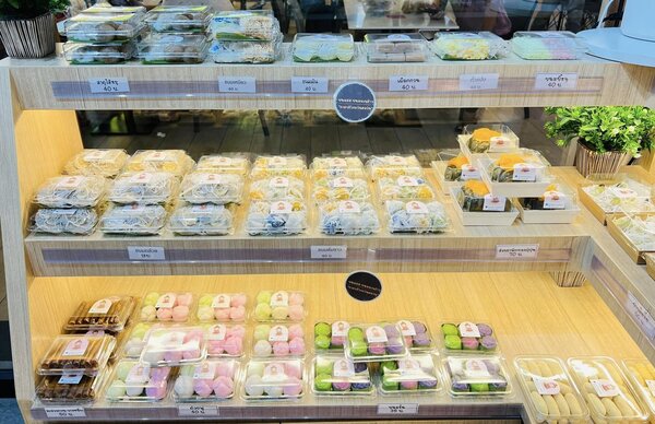 ตลาดสดธนบุรี หรือ ตลาดธนบุรี ร้านขนมหวาน