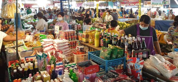 ตลาดหลักชัย ตลาดเช้า นครปฐม ร้านของชำ