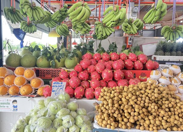 ตลาดสดแฮปปี้แลนด์ใหม่ เสรีไทย 41 ตลาดสด บึงกุ่ม ร้านผลไม้