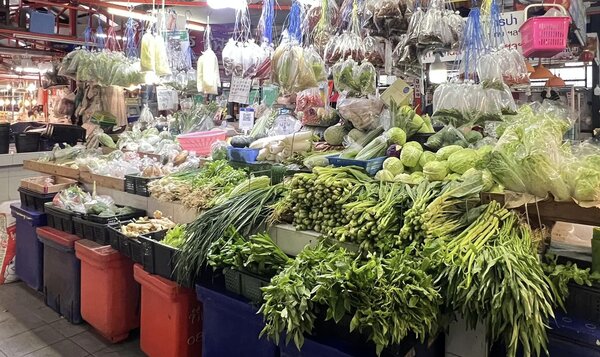 ตลาดสดแฮปปี้แลนด์ใหม่ เสรีไทย 41 ตลาดสด บึงกุ่ม ร้านผักสด