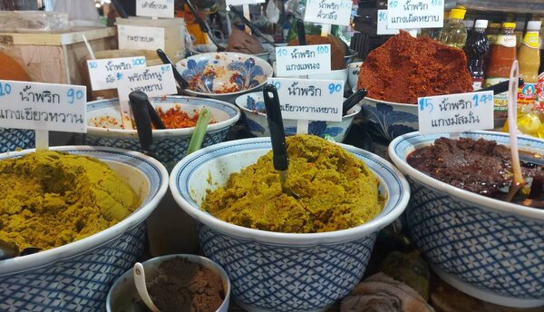 ตลาดสดพรานนก ร้านเครื่องแกง