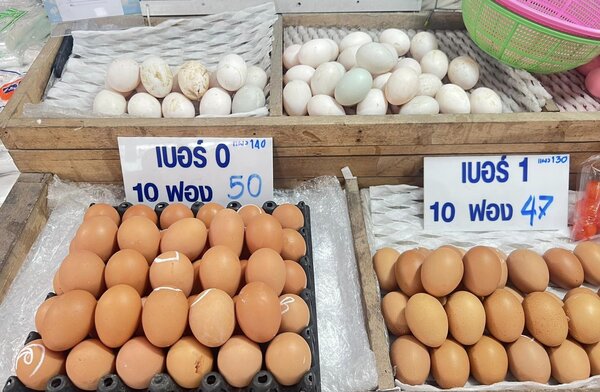 ตลาดเสรีไทย ตลาดสดแฮปปี้แลนด์ใหม่ เสรีไทย 41 ร้านไข่สด