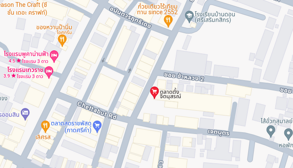 แผนที่ตลาดตั้งจิตนุสรณ์
