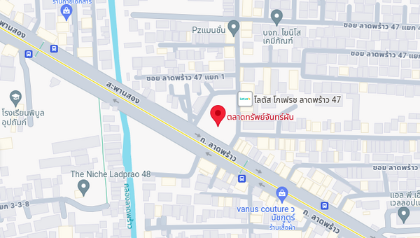 แผนที่ตลาดทรัพย์จันทร์ผัน