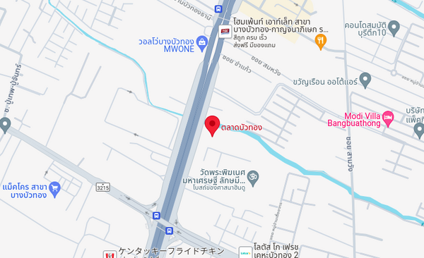 แผนที่ตลาดบัวทอง