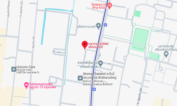 แผนที่ตลาดรวมทรัพย์
