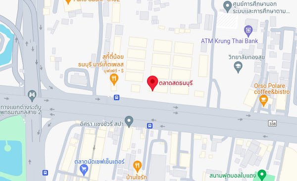 ตลาดสดธนบุรี ตลาดสด บรมราชชนนี แผนที่ตลาดสดธนบุรี