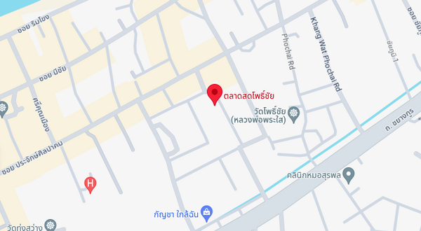 แผนที่ตลาดโพธิ์ชัย
