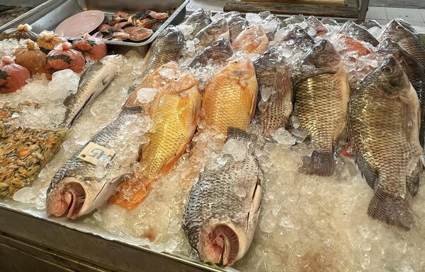 ตลาดเจริญผล ตลาดสด คลองหลวง ร้านปลาสด