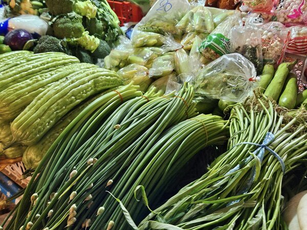 ตลาดเรืองไทย ตลาดสด นครสวรรค์ ร้านผัก