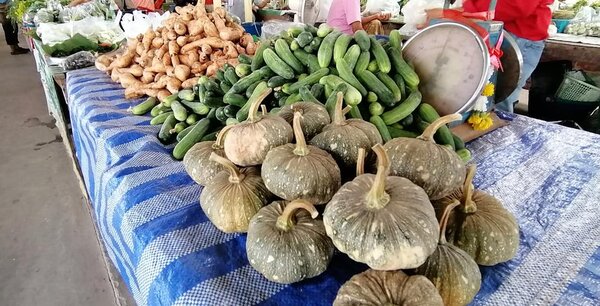 ตลาดสุวรรณภูมิ ตลาดสด กำแพงเพชร ร้านผัก
