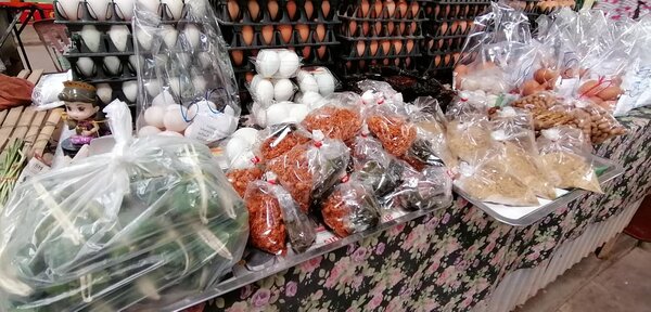 ตลาดสุวรรณภูมิ ตลาดสด กำแพงเพชร ร้านไข่สด