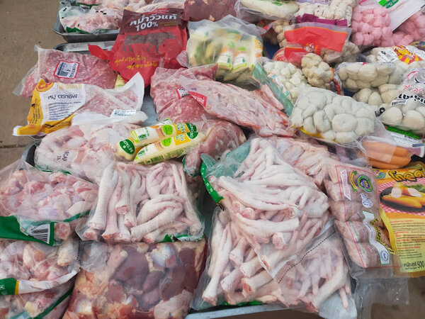 เนื้อสัตว์แช่แข็ง