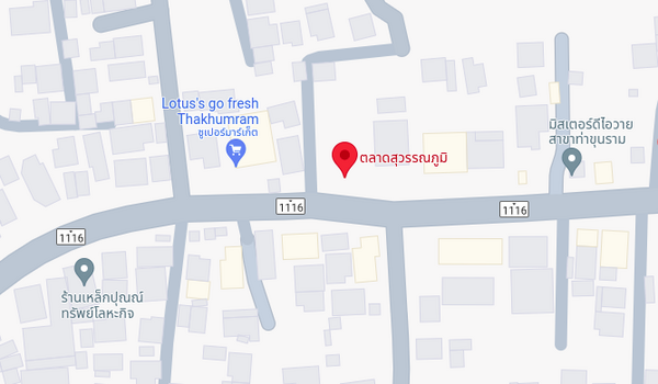 ตลาดสุวรรณภูมิ ตลาดสด กำแพงเพชร แผนที่ตลาดสุวรรณภูมิ