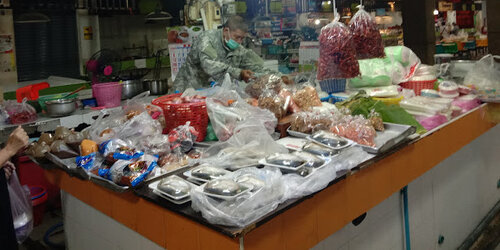 ตลาดอมรพันธ์ ตลาดใกล้ ม.เกษตร ร้านของชำ