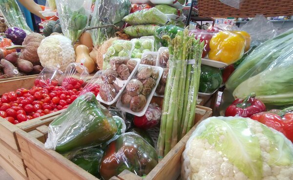 ตลาดโกสุมรวมใจ ตลาดสด ดอนเมือง ร้านผักสด