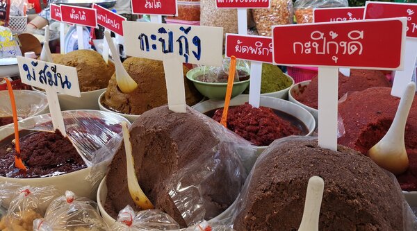 ตลาดโกสุม หรือ ตลาดเช้า ดอนเมือง ร้านพริกแกง