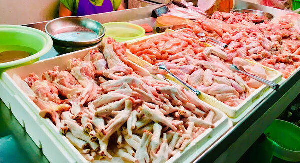 ร้านไก่สด