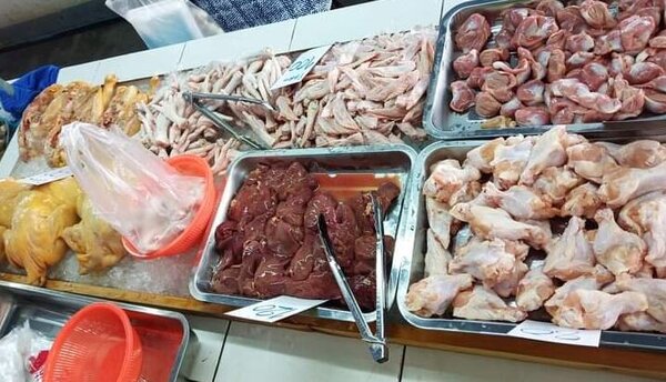 ตลาดรัตนพร เทียนทะเล 20 ตลาดสด บางขุนเทียน ร้านไก่สด