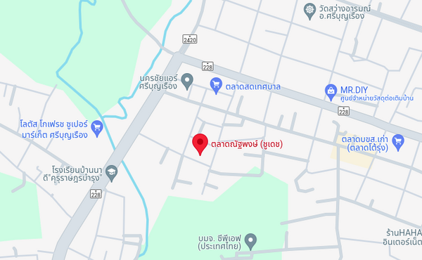 ตลาดณัฐพงษ์ (ชูเดช) ตลาดหนองบัวลำภู แผนที่ตลาดณัฐพงษ์