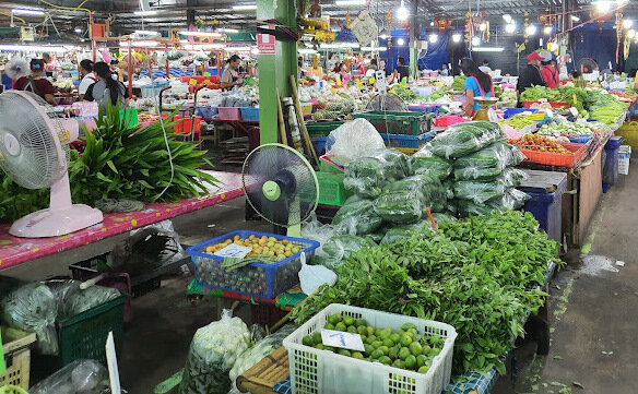 ตลาดสดศิริชัย ตลาดสด บางบอน ตลาดผัก