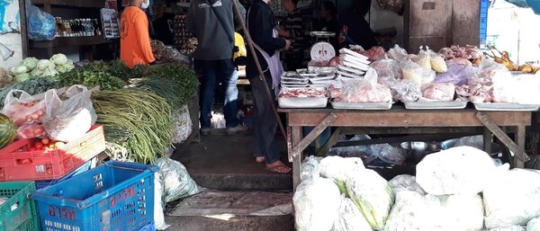 ตลาดสดเทศบาลตำบลแม่ต้าน ตลาดท่าสองยาง ตลาดสด