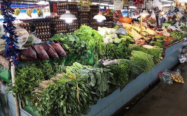 ตลาดร่มโพธิ์ ตลาดสด พัทยา ผักสด