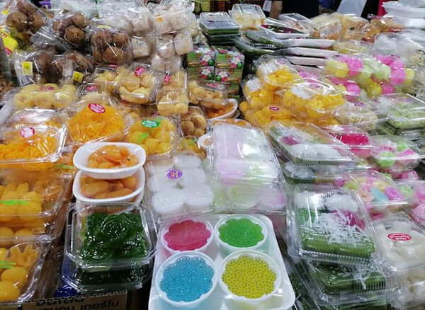 ตลาดสดศิริชัย ตลาดสด บางบอน ร้านขนมหวาน