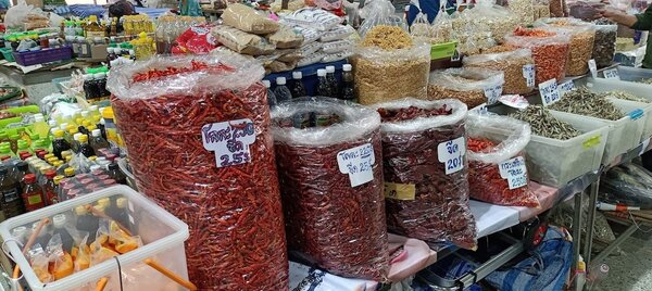 ตลาดสดกราภูงา ตลาดเช้า พังงา ร้านของชำ