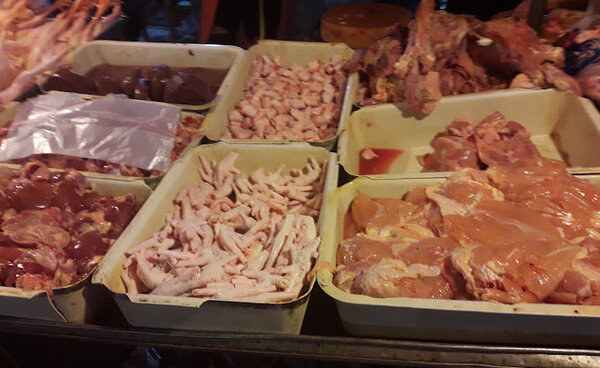 ตลาดสดศิริชัย ตลาดสด บางบอน ร้านไก่สด
