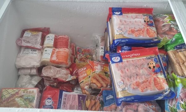 ตลาดโคกสุวรรณ ตลาดสด มุกดาหาร อาหารแช่แข็ง