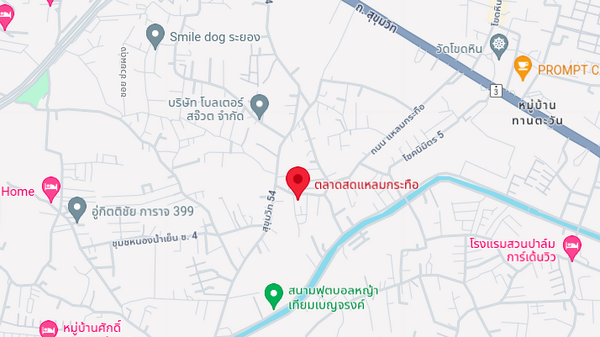 แผนที่ตลาดสดแหลมกระทือ