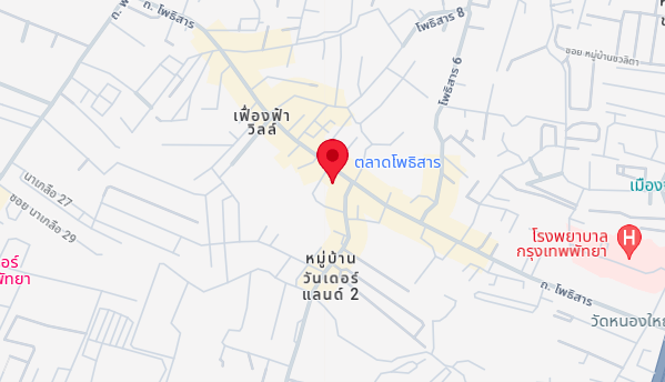 แผนที่ตลาดโพธิสาร