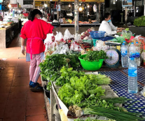 ตลาดเช้า มุกดาหาร ตลาดเทศบาลนิคมคำสร้อย ใกล้ที่ว่าการอำเภอนิคมคำสร้อย